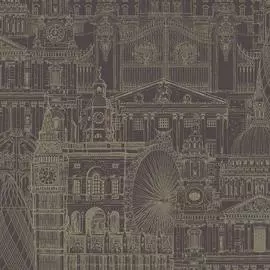 FI 2304 Обои Grandeco (Tempus) (1*12) 10,05x0,53 винил на флизелине