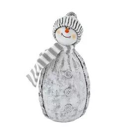 Фигура декоративная Снеговик h 21см арт. 41242