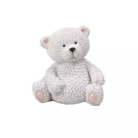 фигурка декоративная из полирезины снежный мишка / 6,5x6,5x7 см см арт.75669