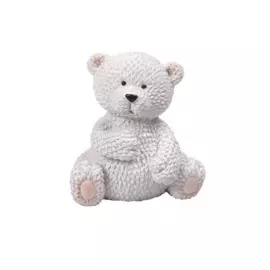 фигурка декоративная из полирезины зимний мишка / 6,5x6,5x7 см см арт.75668