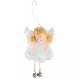 фигурка декоративная "ангел" 18c-2665w волшебная страна с подвесом 005821