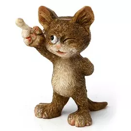 Фигурка КОШКА H-9см 450-519