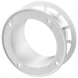фланец 125мм пластиковый, крепление d157, ф 125, вентс
