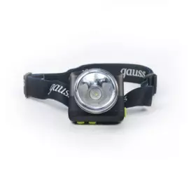 фонарь налобный gauss gfl401 5w 100лм ip44 диммируемый gf401