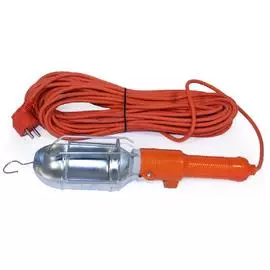 Фонарь переносной, гаражный 220в,без ламп(шнур 20м)