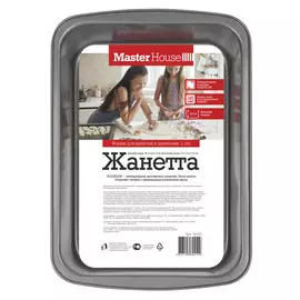 Форма для выпечки и запекания 35,5*24,3*6см Мастер Хаус сталь с антиприг-м покрытием 60412