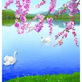 фотообои свидание х5 премиум 194*204см /6 листов/