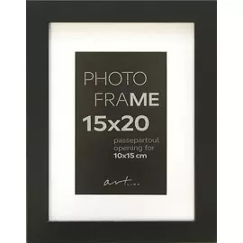 фоторамка gloria black 15х20 37319