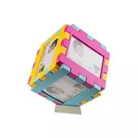 Фоторамка вращающийся куб на 6 фото 10*10см 209-018