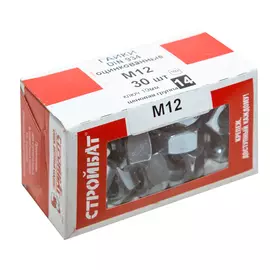 Гайка оцинк. DIN 934 М12 (30 шт) Стройбат