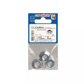 Гайка с фланцем DIN 6923 М12 (3 шт)
