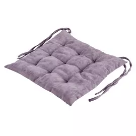 галета для стула/01 420х420 велюр однотонный брусничный