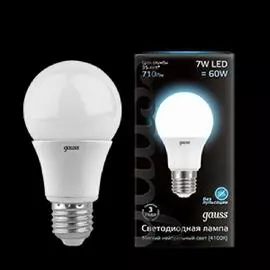Gauss Лампа LED A60 E27 7W 4100K