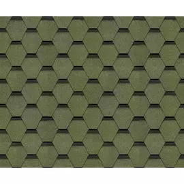 гибкая черепица docke pie europa, karat, цвет зеленый, 3 м2