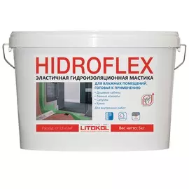 гидроизоляция litokol hidroflex, 5 кг