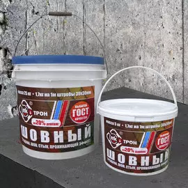 гидроизоляция шовная мк-трон, 5 кг