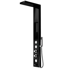 Гидромассажная панель со смесителем с полкой AVA Shower AV9131AB