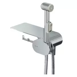 гигиенический набор со смесителем для душа с полкой am.pm like f0202600