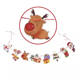 гирлянда бумажная "новый год"