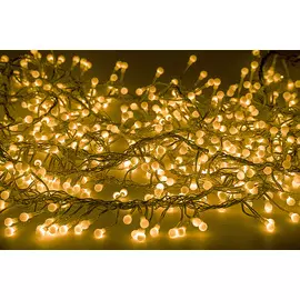 Гирлянда Мишура LED длина 3 м , 288 диодов, цвет желтый арт 303-601