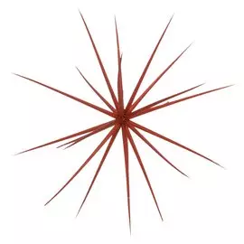 Гирлянда ЗВЕЗДА 38см красная CAA936120