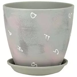 Горшок бутон Буквы 21см, Рс 73/4