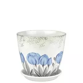 горшок бутон подснежники 12см, рс 50/1