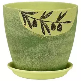 Горшок бутон Ветка оливы 21см, Рс 91/4