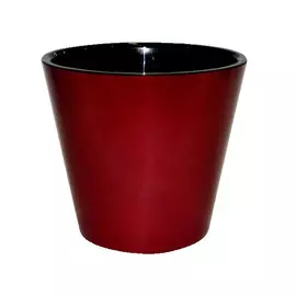 Горшок для цветов Фиджи D23см 5л бордовый