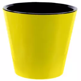 горшок для цветов d23см 5л желтый