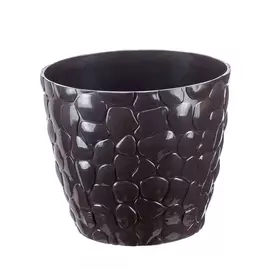 Горшок для цветов КАМНИ D150мм 1,4л коричневый