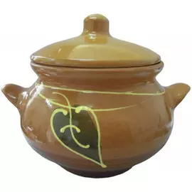 Горшок для жаркого 0,95л Русский, радуга