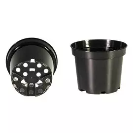 Горшок круглый для роз 20*25,7см V-5,5л черный