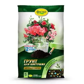 грунт цветочное счастье для цветущих фаско 5л