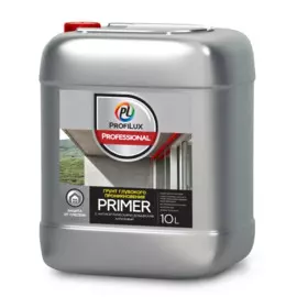 грунт profilux professional primer глубокого проникновения с антисептическими добавками 10л