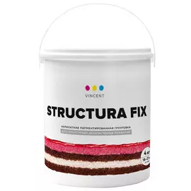 грунтовка vincent g-2 structura fix пигментированная 4кг