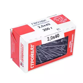 Гвозди строительные 2,0х40 (0,2 кг) Стройбат