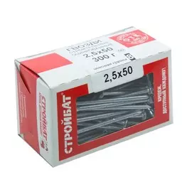 гвозди строительные оцинк. 2,5х50 (0,3 кг) стройбат