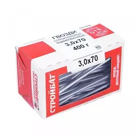 гвозди строительные оцинк. 3,0х70 (0,4 кг) стройбат