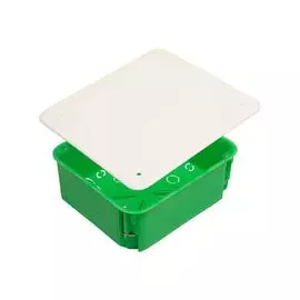 Hegel Коробка распределительная для полых стен прямоуг 160х140х70 мет. лапки IP30 бел крышка