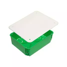 Hegel Коробка распределительная для полых стен прямоуг 200х160х70 мет. лапки IP30 бел крышка