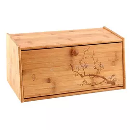 Хлебница 41*20*19см с рисунком Сакура, бамбук 897-040