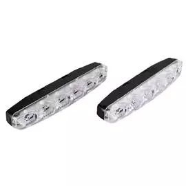 Ходовые огни DRL-HP-6 (пласт.корп. 6 диод.с повор)