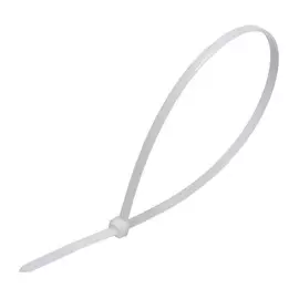 Хомут пластиковый (стяжка) 3,6*370мм белый (100шт) нейлон, RUCELF СТ-370-Б