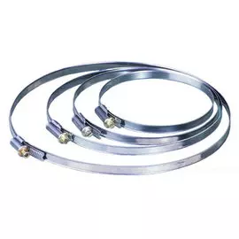 Хомут стальной червячный 90-110мм оцинкованный, Х 100Ц, Вентс