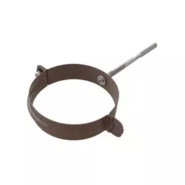Хомут трубы коричневый Металл. /А/