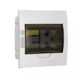 IEK Бокс ЩРВ-П-8модулей встраиваемый пластик IP40