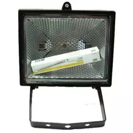 IEK Прожектор ИО500 галогенный черный IP54