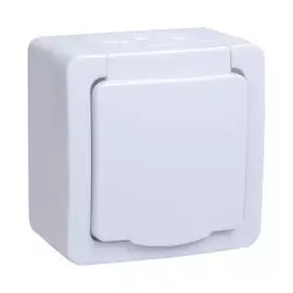 IEK РСб20-3-ГПБб роз.1м с з/к о/у IP54 (цвет крышки:белый) ГЕРМЕС PLUS