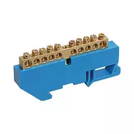 IEK Шина N ноль на DIN-изол ШНИ-6х9-10-Д-С